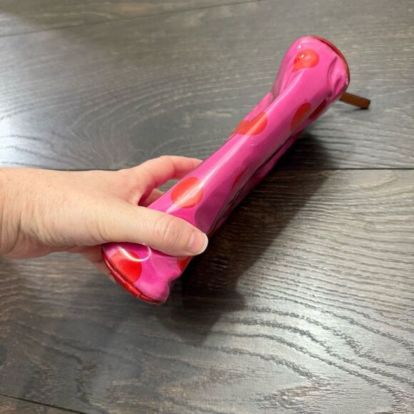 Kate Spade Pink Polka Dot Cosmetic Pencil Pouch - Picture 3 of 4